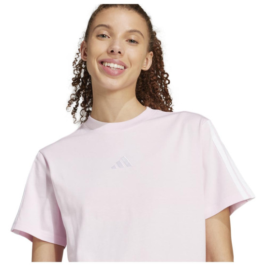 Adidas Γυναικεία κοντομάνικη μπλούζα 3-S Single Jersey Tee Adidas Γυναικεία κοντομάνικη μπλούζα 3-S Single Jersey Tee
